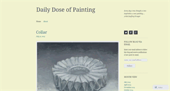 Desktop Screenshot of dailydoseofpainting.wordpress.com