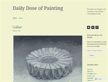 Tablet Screenshot of dailydoseofpainting.wordpress.com