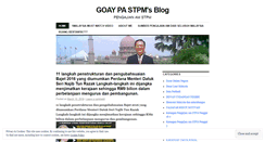 Desktop Screenshot of goaypastpm.wordpress.com