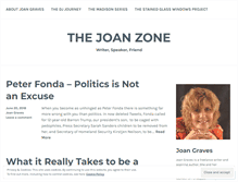 Tablet Screenshot of joangraves.wordpress.com