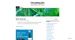 Desktop Screenshot of circulatingzen.wordpress.com