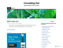 Tablet Screenshot of circulatingzen.wordpress.com