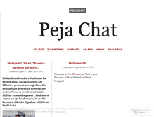 Tablet Screenshot of pejachat.wordpress.com
