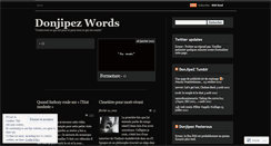Desktop Screenshot of donjipez.wordpress.com