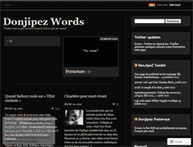 Tablet Screenshot of donjipez.wordpress.com