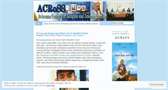 Desktop Screenshot of acrossindonesia.wordpress.com