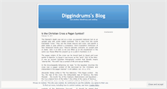 Desktop Screenshot of diggindrums.wordpress.com