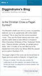 Mobile Screenshot of diggindrums.wordpress.com