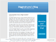 Tablet Screenshot of diggindrums.wordpress.com