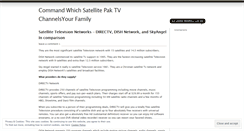 Desktop Screenshot of paktvchannels42.wordpress.com