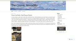 Desktop Screenshot of cosmicarmadillo.wordpress.com