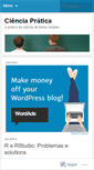 Mobile Screenshot of cienciapratica.wordpress.com