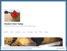 Tablet Screenshot of modernmantoday.wordpress.com