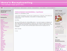 Tablet Screenshot of annasrecept.wordpress.com