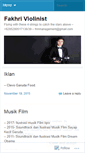 Mobile Screenshot of fakhriviolin.wordpress.com