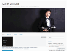 Tablet Screenshot of fakhriviolin.wordpress.com