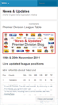 Mobile Screenshot of englanddarts.wordpress.com