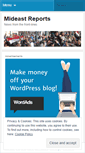 Mobile Screenshot of mideastreports.wordpress.com