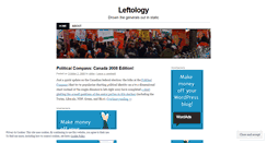 Desktop Screenshot of leftology.wordpress.com