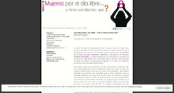 Desktop Screenshot of mujeresporeldialibre.wordpress.com