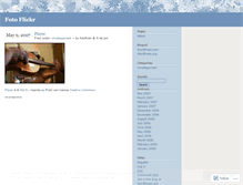 Tablet Screenshot of fotoflickr.wordpress.com