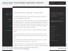 Tablet Screenshot of obviousideas.wordpress.com