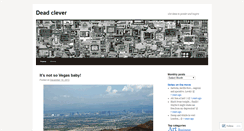 Desktop Screenshot of deadclever.wordpress.com