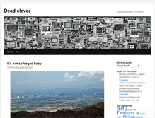 Tablet Screenshot of deadclever.wordpress.com