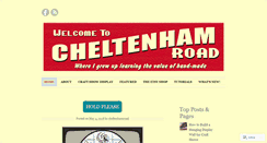 Desktop Screenshot of cheltenhamroad.wordpress.com
