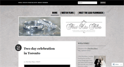 Desktop Screenshot of firstkissfilms.wordpress.com