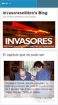 Mobile Screenshot of invasoresellibro.wordpress.com