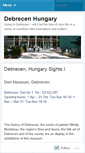 Mobile Screenshot of debrecenguide.wordpress.com