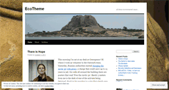 Desktop Screenshot of ecotheme.wordpress.com