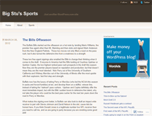 Tablet Screenshot of bigstussports.wordpress.com