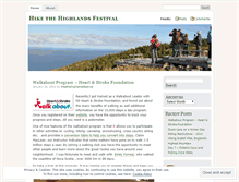 Tablet Screenshot of hikethehighlandsfestival.wordpress.com