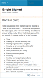 Mobile Screenshot of brightsighed.wordpress.com