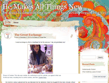 Tablet Screenshot of hemakesallthingsnew.wordpress.com