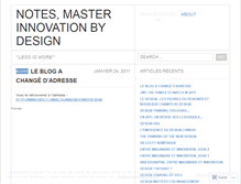 Tablet Screenshot of innoverbydesign.wordpress.com