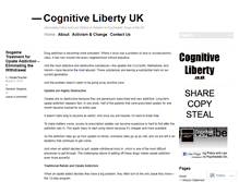 Tablet Screenshot of cognitivelibertyuk.wordpress.com