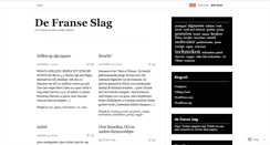 Desktop Screenshot of defranseslag.wordpress.com