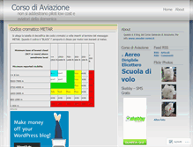 Tablet Screenshot of corsodiaviazione.wordpress.com