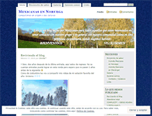 Tablet Screenshot of mexicanasennoruega.wordpress.com