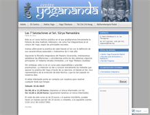 Tablet Screenshot of centreyogananda.wordpress.com