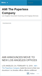 Mobile Screenshot of amipaperless.wordpress.com