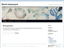 Tablet Screenshot of gutesrecht.wordpress.com