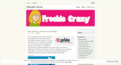 Desktop Screenshot of freebiecrazy.wordpress.com