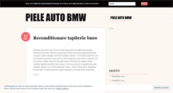 Desktop Screenshot of pieleautobmw.wordpress.com.pieleautobmw.wordpress.com