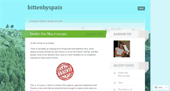 Desktop Screenshot of bittenbyspain.wordpress.com