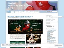 Tablet Screenshot of magicalmousecapades.wordpress.com