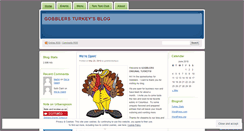 Desktop Screenshot of gobblersturkeys.wordpress.com